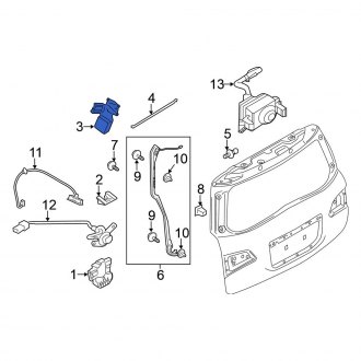 Nissan OE 905601V81B Rear Liftgate Lock Actuator