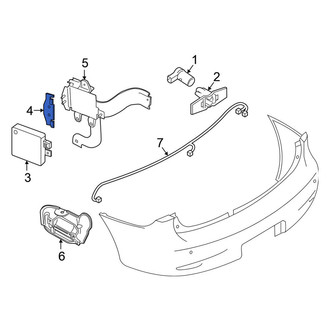 Nissan OE - Blind Spot Detection System Warning Sensor Bracket