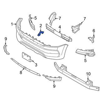 Nissan OE - Front Left Bumper Cover Bracket