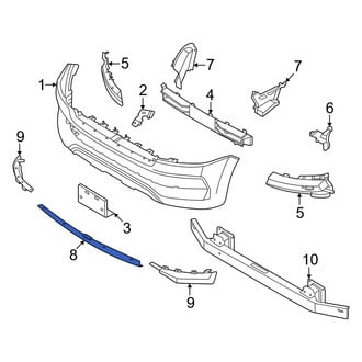 Nissan OE - Front Inner Spoiler