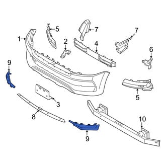 Nissan OE - Front Left Spoiler