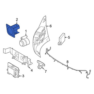 Nissan OE - Front Left Outer Parking Aid Sensor Housing