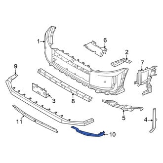 Nissan OE - Front Left Outer Spoiler