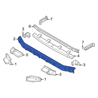 Nissan OE - Front Lower Bumper Cover Reinforcement