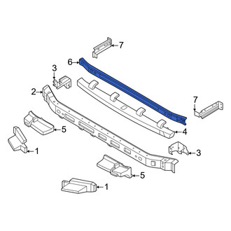 Nissan OE - Front Upper Bumper Cover Reinforcement