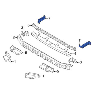 Nissan OE - Right Upper Bumper Cover Reinforcement Bracket