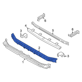 Nissan OE - Front Lower Bumper Cover Reinforcement