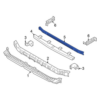 Nissan OE - Front Upper Bumper Cover Reinforcement
