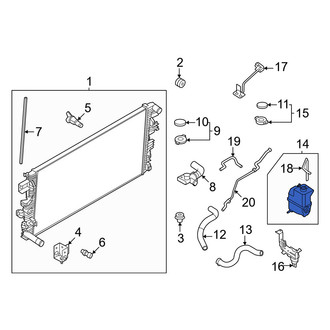 Nissan OE - Engine Coolant Reservoir