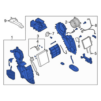 Nissan OE - Rear HVAC Unit Case Assembly