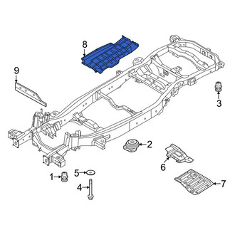 Nissan OE - Rear Floor Pan Heat Shield