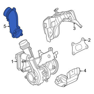 Nissan OE - Left Turbocharger Inlet Hose