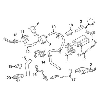Nissan OE - Emission System - Emission Components