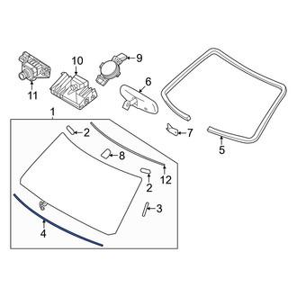 Nissan OE - Lower Windshield Insulator