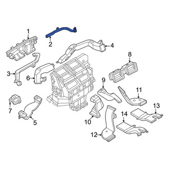 Nissan OE - Front Right Upper Instrument Panel Air Duct