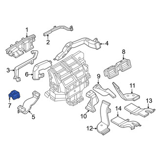 Nissan OE - Front Left Outer Instrument Panel Air Duct