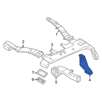Nissan OE - Rear Lower Instrument Panel Air Duct