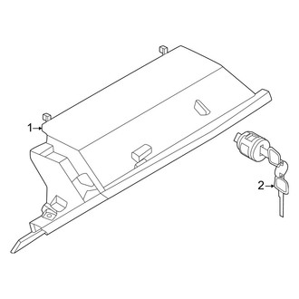 Nissan OE - Instrument Panel - Glove Box