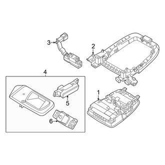 Nissan OE - Overhead Console