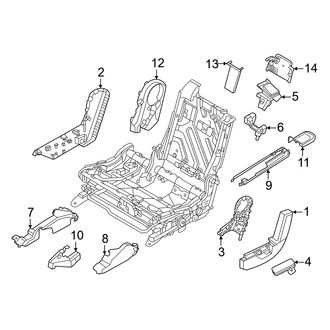 Nissan OE - Seats & Tracks - Second Row Seats (60% Side, 8 Passenger, Seat Trim)
