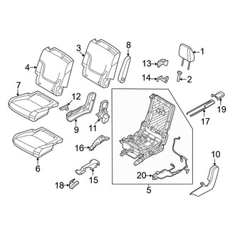 Nissan OE - Seats & Tracks - Second Row Seats (7 Passenger, Captain Chairs)