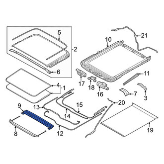Nissan OE - Sunroof Drip Rail