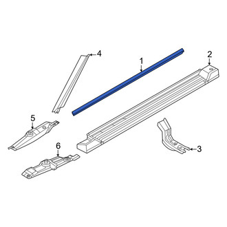 Nissan OE - Left Running Board Seal