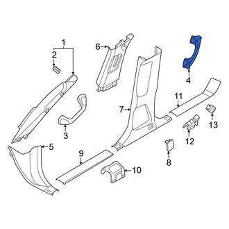 Nissan OE - Center Left Interior Grab Bar