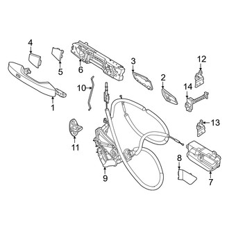 Nissan OE - Front Door - Lock & Hardware