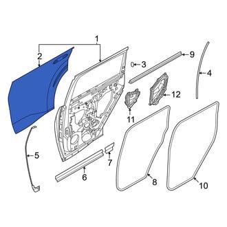 Nissan OE - Front Right Outer Door Outer Panel