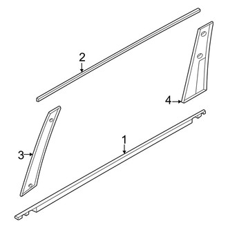 Nissan OE - Rear Door - Exterior Trim