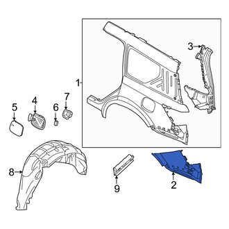 Nissan OE - Rear Left Quarter Panel Extension