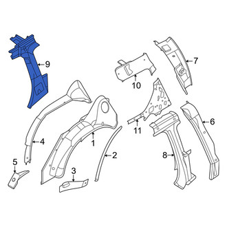 Nissan OE - Left Body C-Pillar
