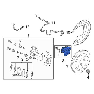 Nissan OE - Rear Wheel Bearing and Hub Assembly