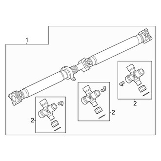 Nissan OE - Rear Suspension - Drive Shaft (RWD)