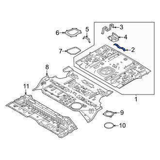 Nissan OE - Rear Floor Pan Reinforcement