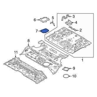 Nissan OE - Trunk Floor Access Cover Seal
