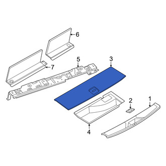 Nissan OE - Rear Floor Storage Compartment Lid