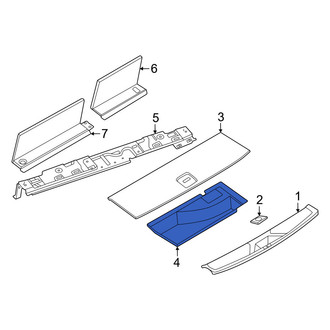 Nissan OE - Rear Floor Storage Compartment