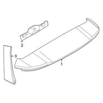 Nissan OE - Lift Gate - Spoiler