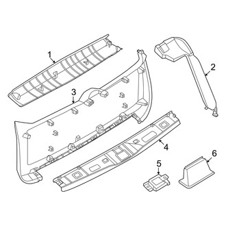 Nissan OE - Lift Gate - Interior Trim