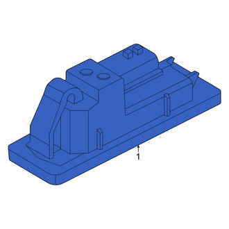 Nissan OE - Rear License Plate Light Assembly