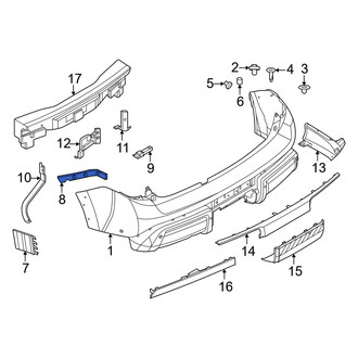 Nissan OE - Rear Left Bumper Guide