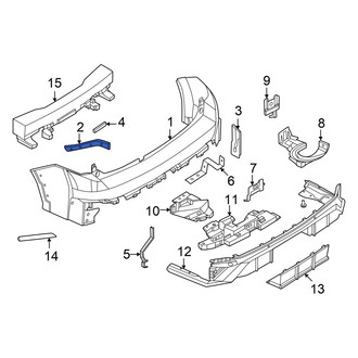 Nissan OE - Rear Left Bumper Guide