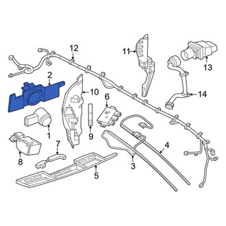Nissan OE - Front Right Inner Parking Aid Sensor Housing