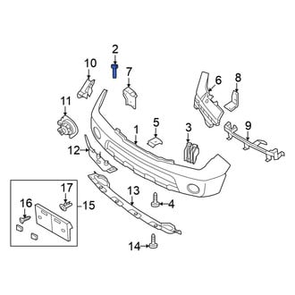 Nissan OE - Front Bumper Cover Retainer