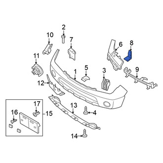 Nissan OE - Front Left Headlight Bracket