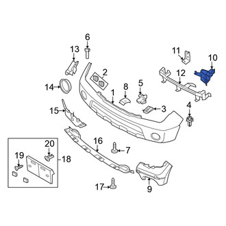 Nissan OE - Right Lower Headlight Bracket