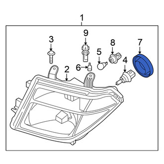 Nissan OE - Headlight Bulb Cap