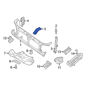 Nissan OE - Radiator Support Air Duct Bracket